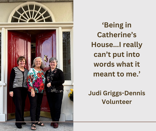 Judi Griggs-Dennis shares her volunteer experience at Mercy International Centre